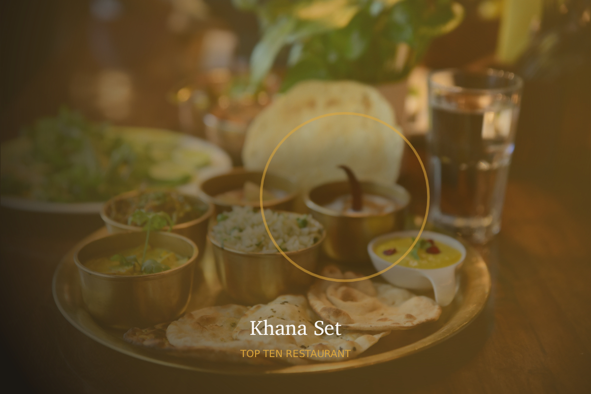 Signature grilled dish served at Top Ten Restaurant